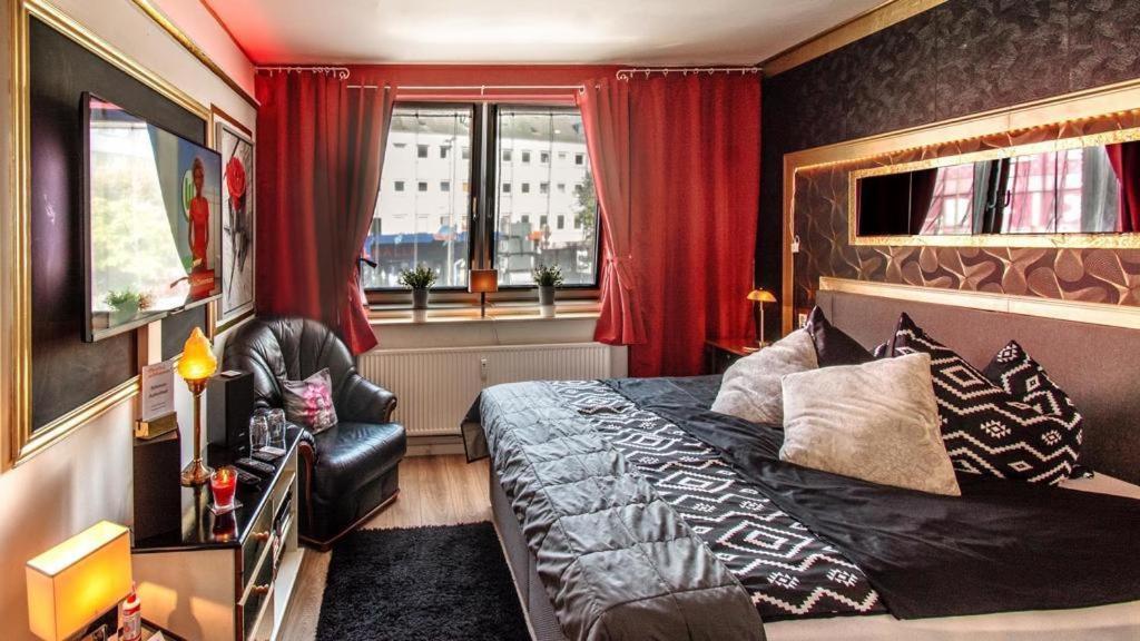 Chez-Ronny Hotell Hamburg Eksteriør bilde